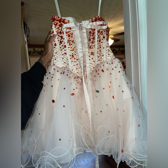 Mori Lee Prom Dress (Great Condition) - Picture 3 of 14